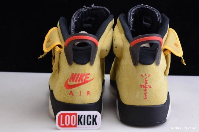 Rep TRAVIS 6 JORDAN AIR YELLOW SCOTT CN1084-300 X 0627